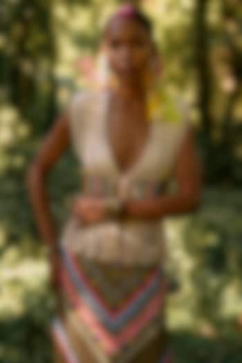 Multi-Colored Cotton Top by SurilyG at Pernia's Pop Up Shop