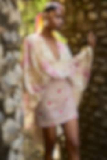 Multi-Colored Net Mini Skirt by SurilyG at Pernia's Pop Up Shop