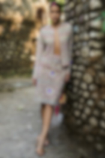 Multi-Colored Net Mini Skirt by SurilyG at Pernia's Pop Up Shop