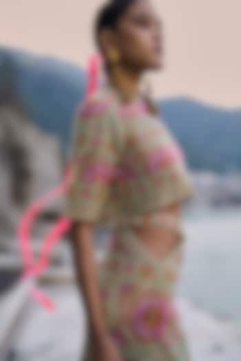 Multi-Colored Net Top by SurilyG at Pernia's Pop Up Shop