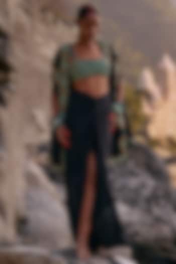 Black Lycra Skirt by SurilyG at Pernia's Pop Up Shop