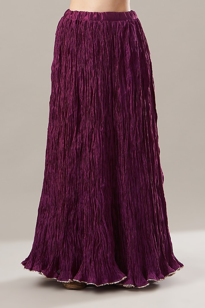 Magenta Crush Skirt Set by SURBHI SHAH at Pernia's Pop Up Shop