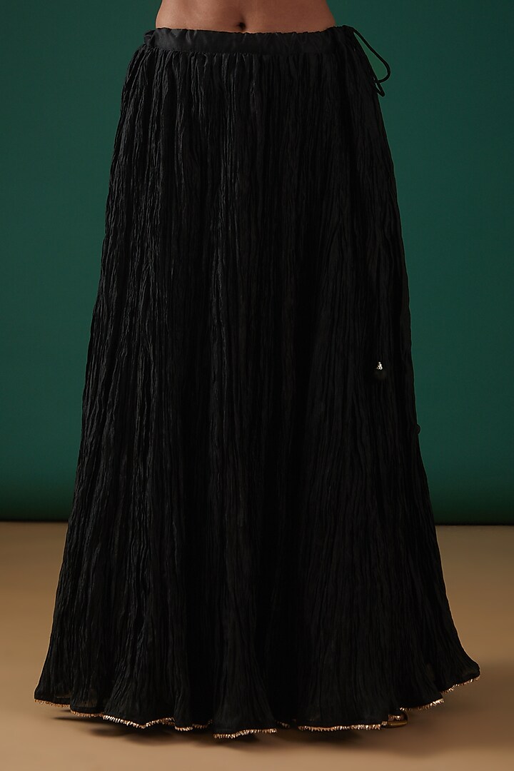 Teal Green Velvet Embroidered Jacket Set by SURBHI SHAH at Pernia's Pop Up Shop