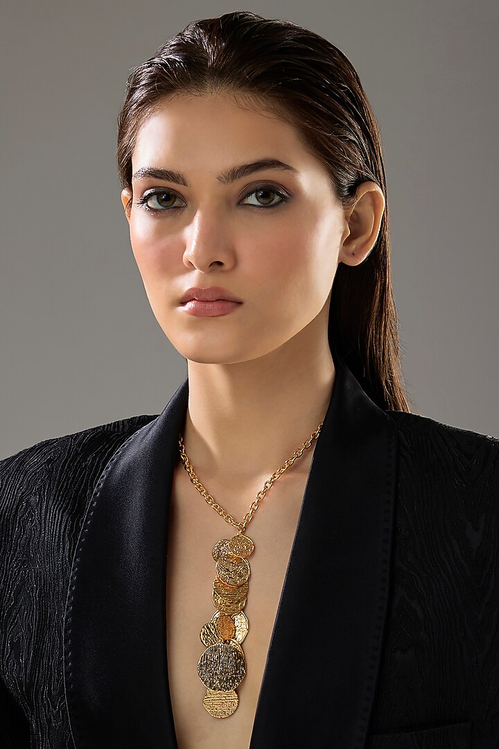Gold Plated Long Chain Necklace by SUCRA at Pernia's Pop Up Shop