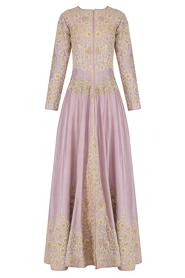 Purple dori embroidery anarkali available only at Pernia's Pop Up Shop.