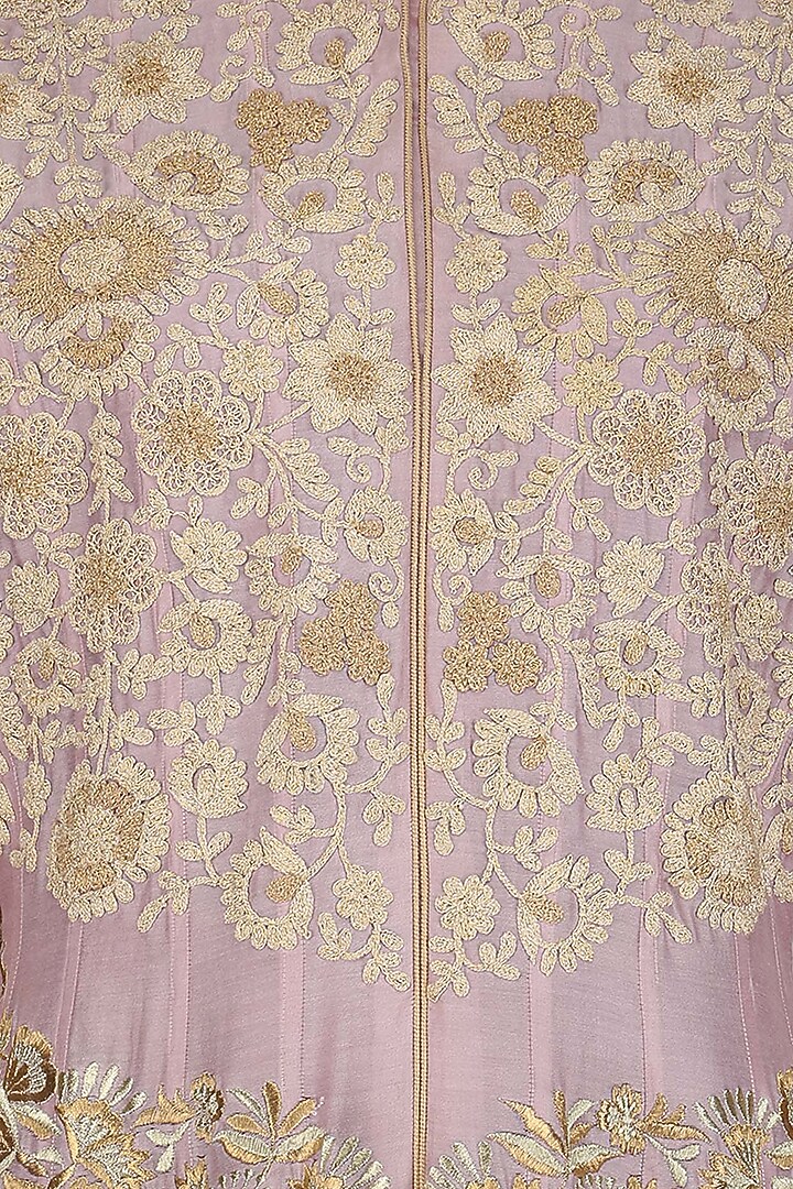 Purple dori embroidery anarkali available only at Pernia's Pop Up Shop.