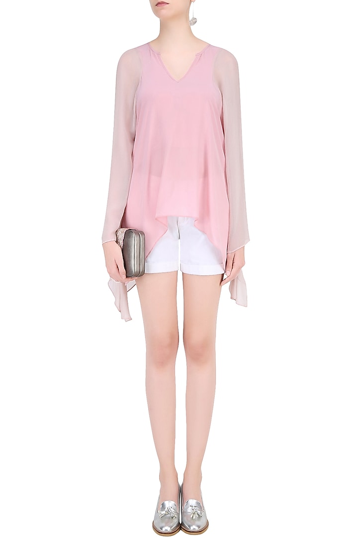Pink asymmetric top available only at Pernia's Pop Up Shop.