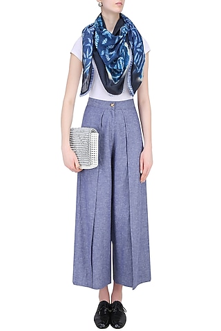 Indigo Wrap Pants by Soutache