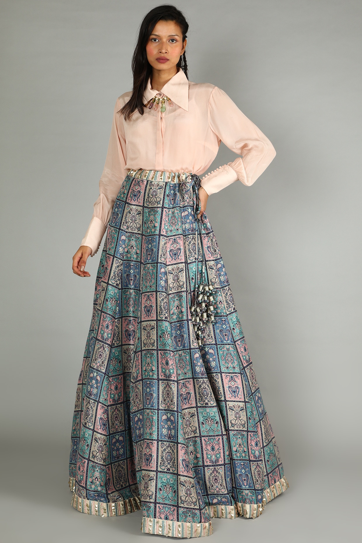 Shop Full Sleeve Lehenga Choli Collection Online | Andaaz Fashion USA