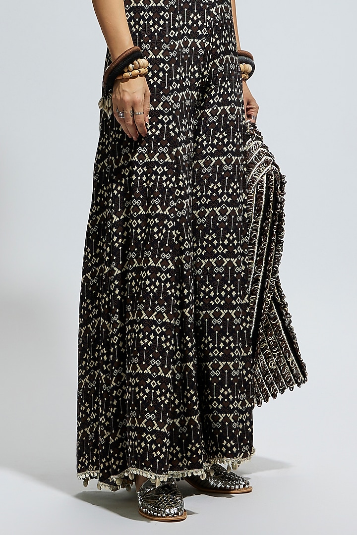 Black Crepe Jumpsuit by SVA BY SONAM & PARAS MODI at Pernia's Pop Up Shop