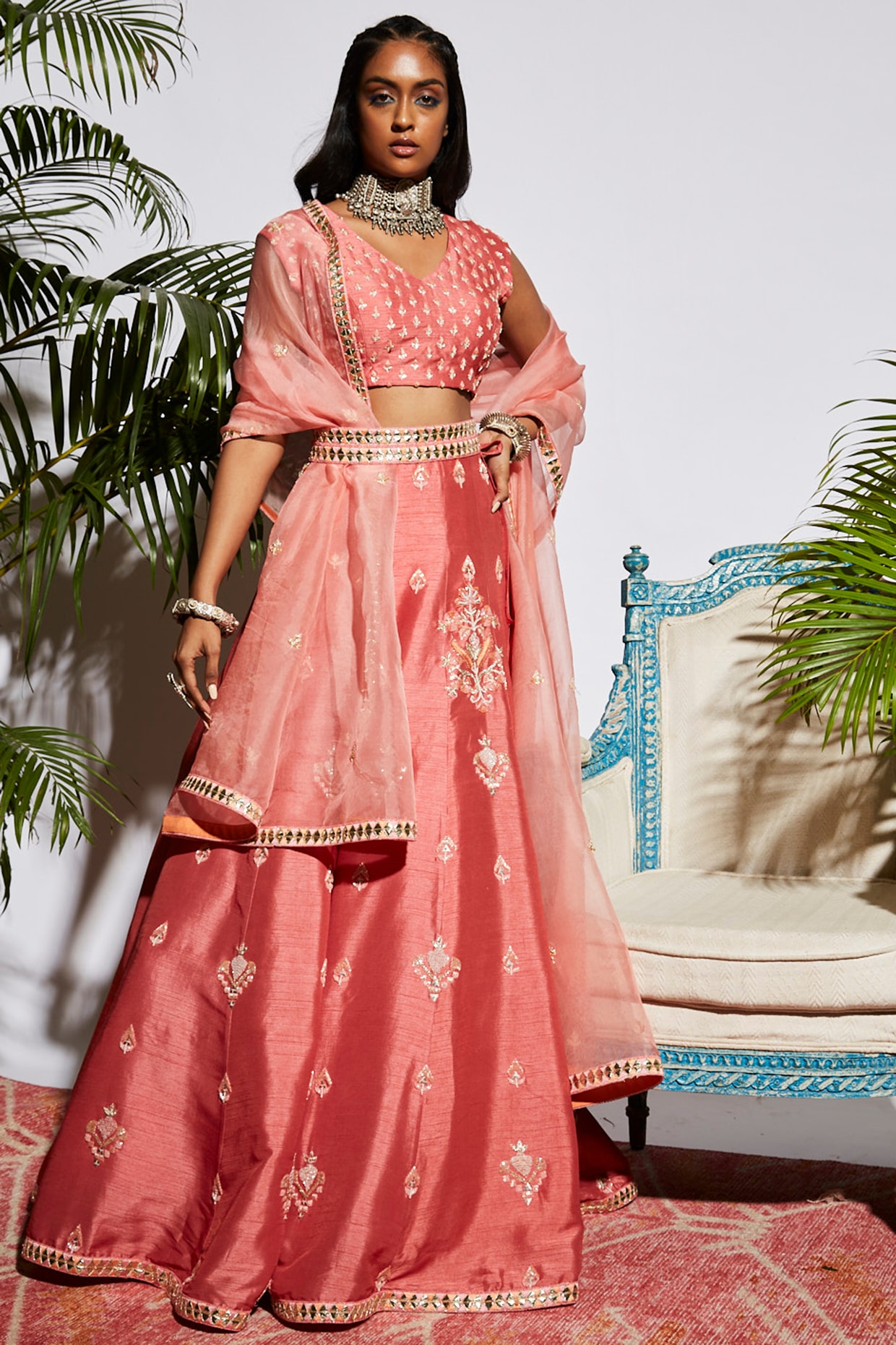 Banarasi Silk Lehenga at Rs 3559 | बनारसी लेहंगा in Surat | ID:  2852845505333