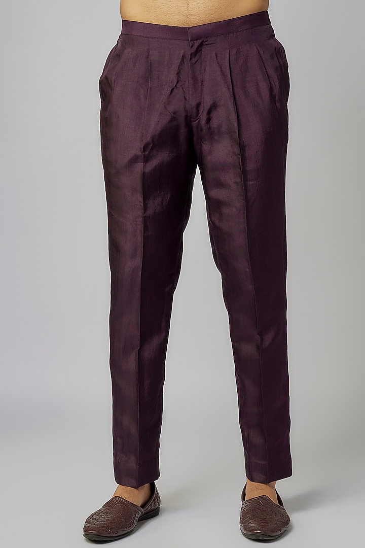 Multi-Colored Crepe Embroidered Kurta Set by Sva By Sonam & Paras Modi Men at Pernia's Pop Up Shop