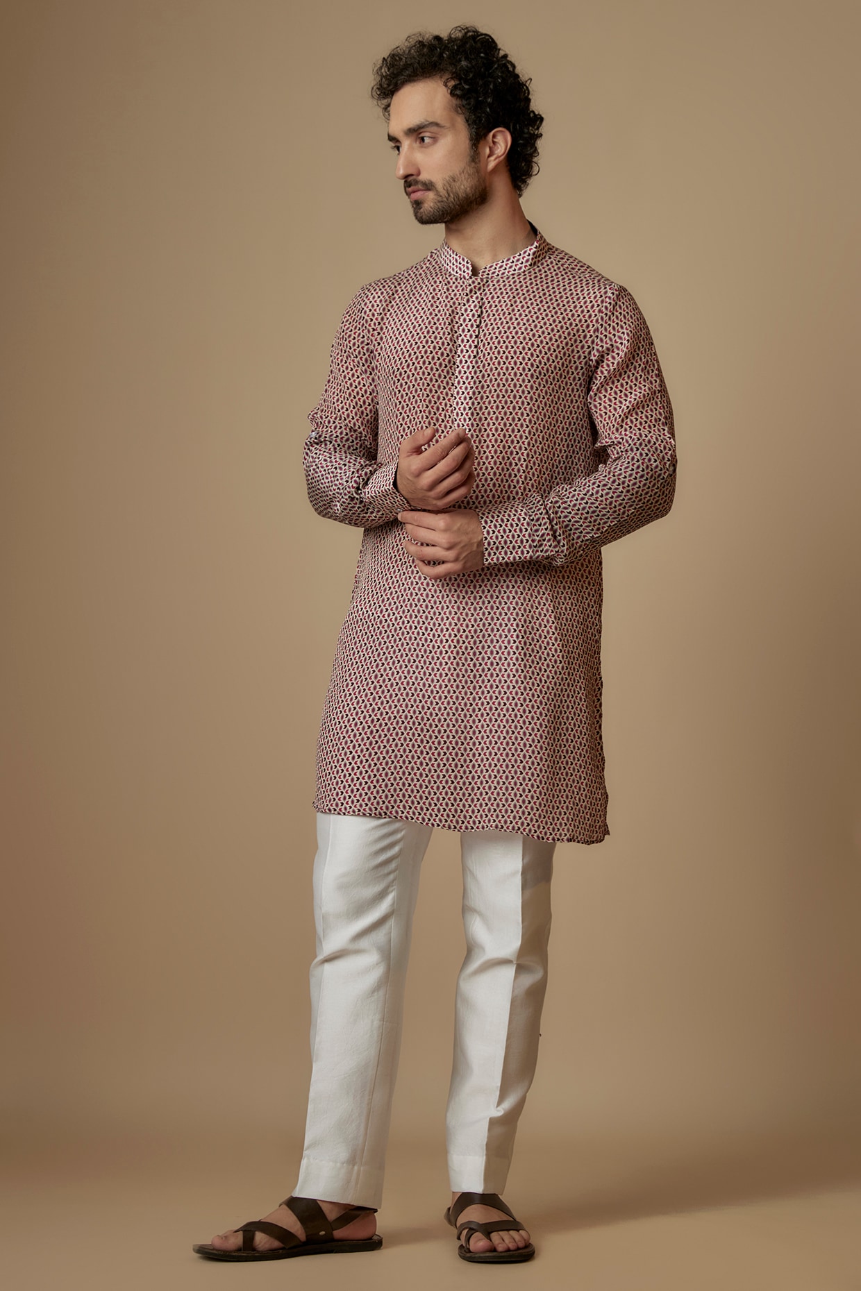 Asymmetrical kurta for mens on sale online