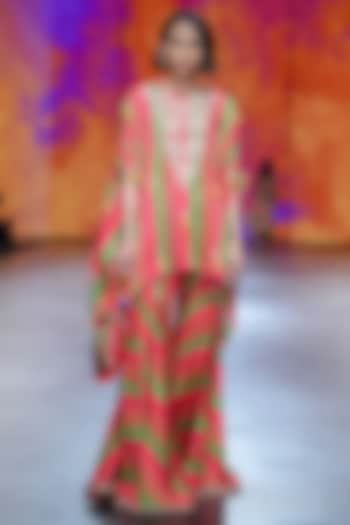 Multi-Colored Silk Sharara Set by Swati Vijaivargie at Pernia's Pop Up Shop