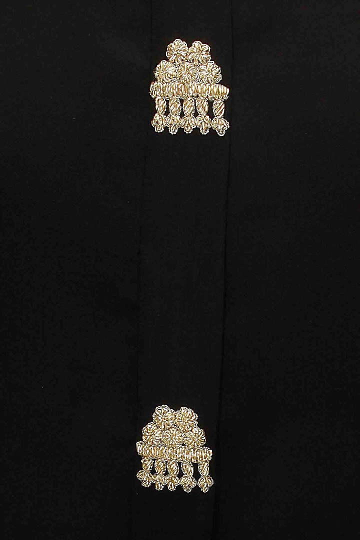 Black matador embroidered tunic available only at Pernia's Pop-Up Shop.