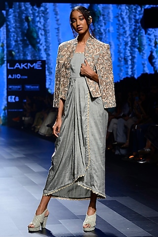 The Gulab Coat by SVA BY SONAM & PARAS MODI