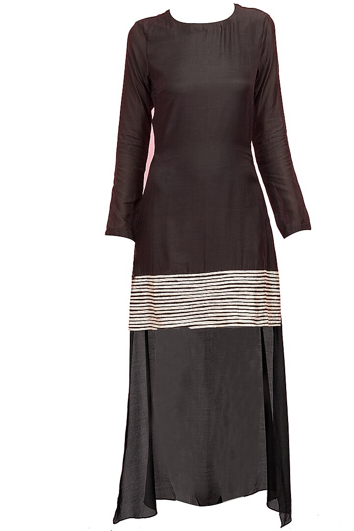 Black high low dress available only at Pernia's Pop-Up Shop.