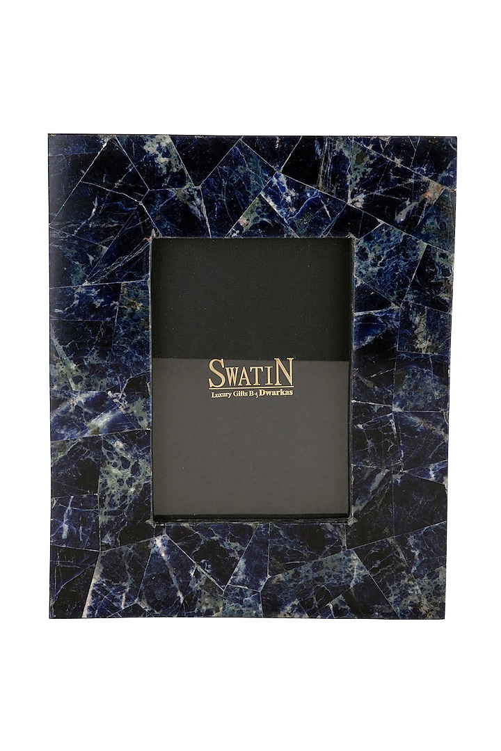 Blue Natural Stone & Wood Photo frame by SwatiN