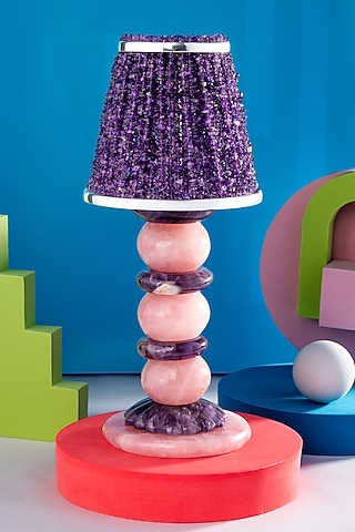 Multi-Colored Silver Plated Chandelier by SwatiN