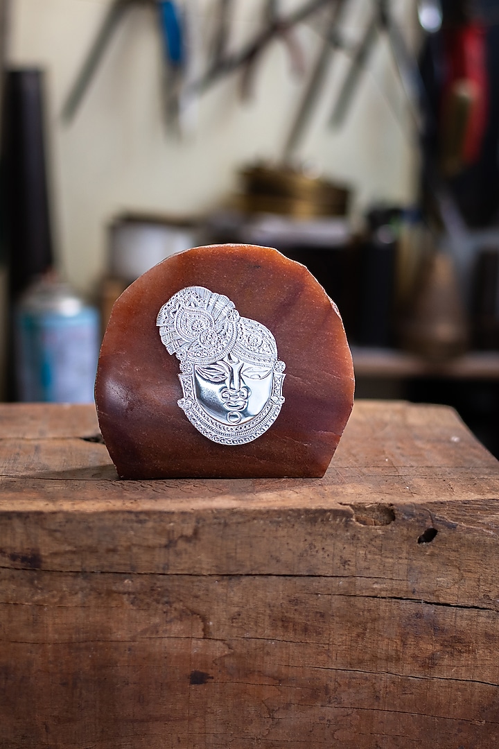 Brown Jasper Loral Shreenathji Idol by SwatiN at Pernia's Pop Up Shop