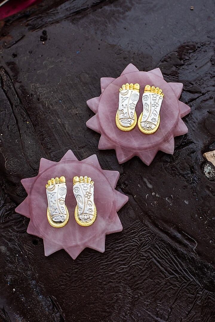 Pink Rose Quartz Laxmi Charan Idol by SwatiN at Pernia's Pop Up Shop