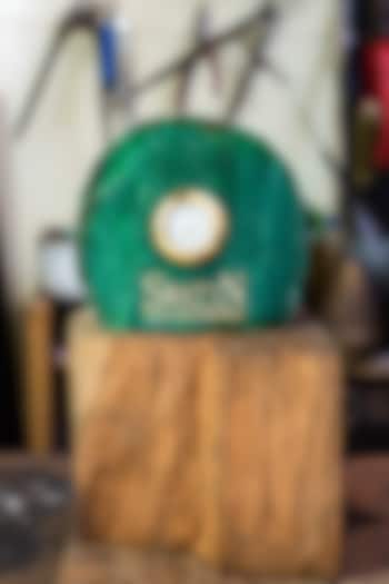 Green Aventurine Desk Clock by SwatiN at Pernia's Pop Up Shop