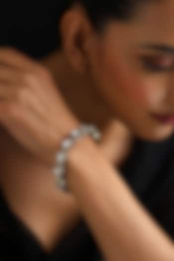 Gold Finish Kundan Polki Kada by Swabhimann Jewellery at Pernia's Pop Up Shop