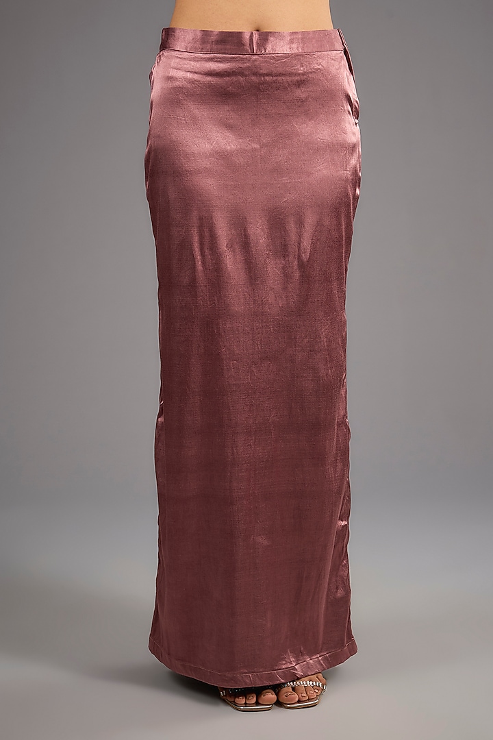 Mauve Georgette Sequins Work Reception Saree Set by Sawan Gandhi at Pernia's Pop Up Shop