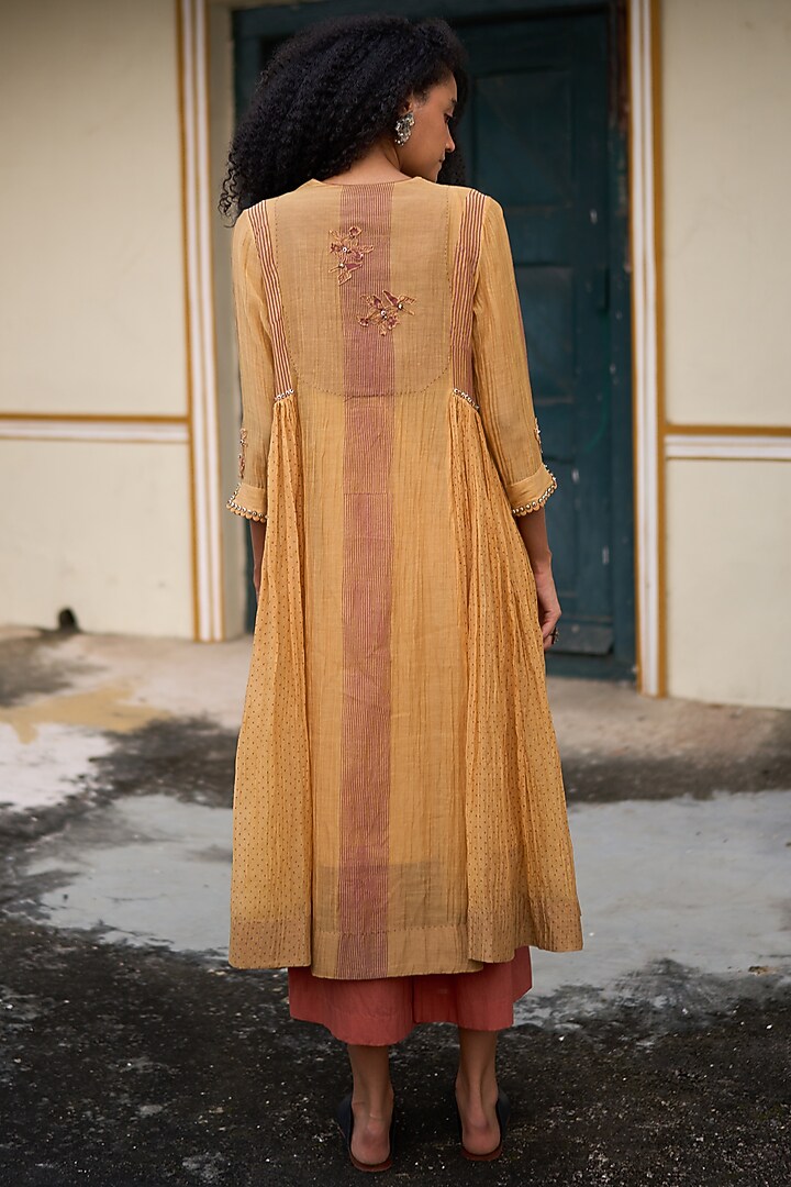 Orange Cotton Pants by Swatti Kapoor at Pernia's Pop Up Shop