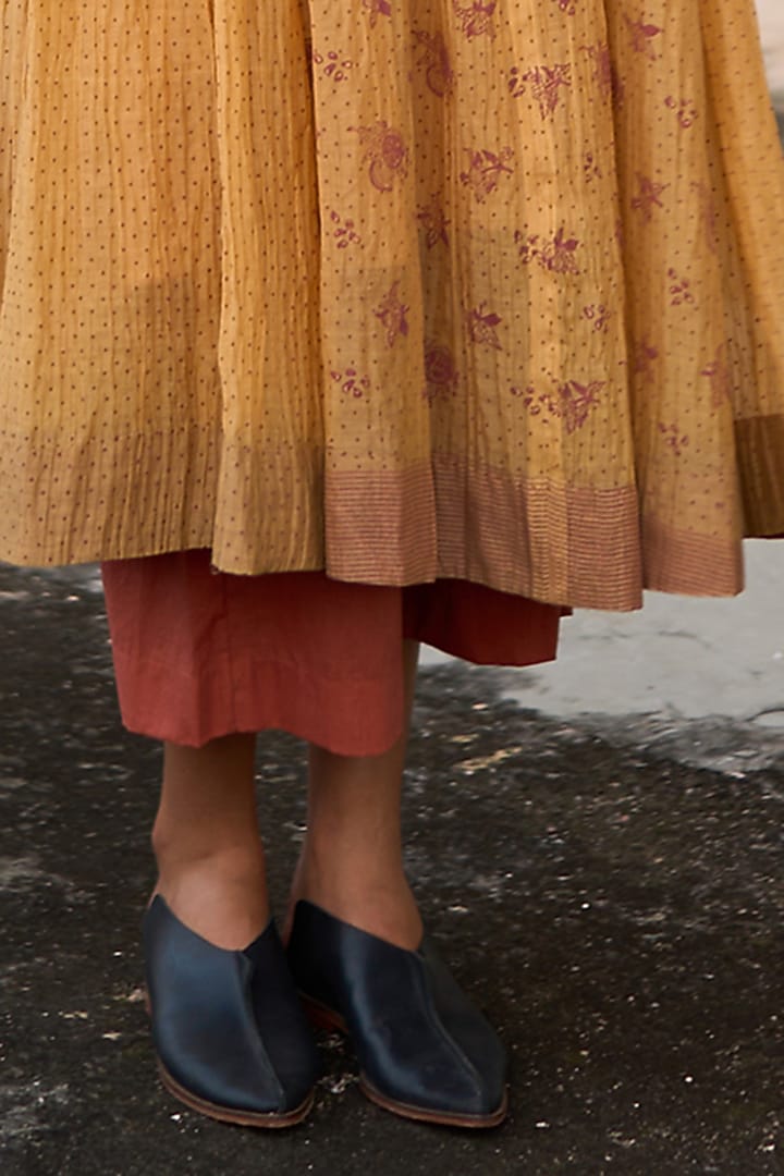 Orange Cotton Pants by Swatti Kapoor at Pernia's Pop Up Shop