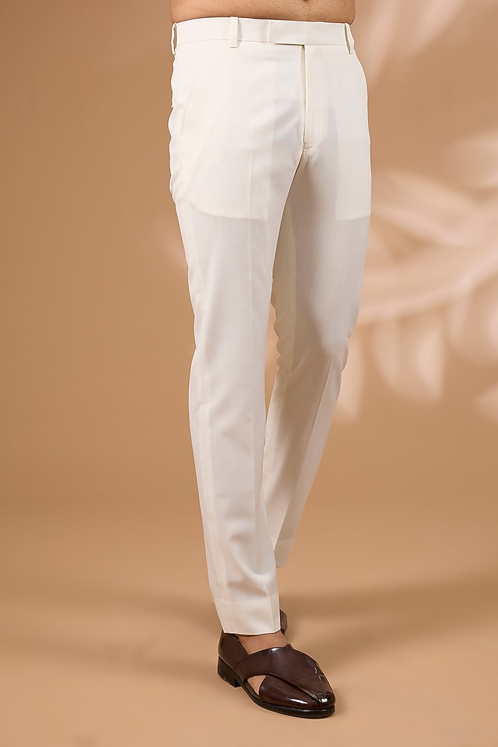 Rose Pink Chanderi Hand Embellished Groom Bandhgala Set by Sawan Gandhi Men at Pernia's Pop Up Shop