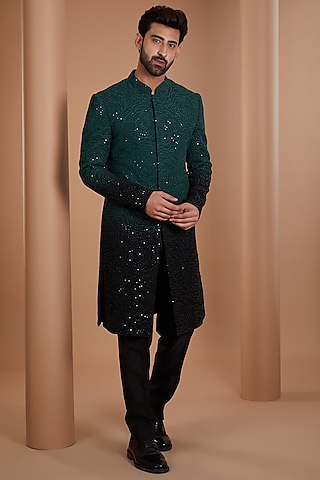 Sherwani Clothes For Brothers Wedding For Groom What To Wear In Brother's  Reception Buy Navy Blue