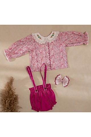 Pink Organic Cotton Gift Hamper For Girls by Swoon baby
