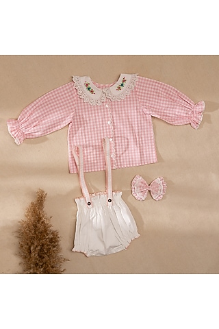 Pink Organic Cotton Gift Hamper For Girls by Swoon baby