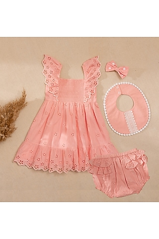 Pink Organic Cotton Gift Hamper For Girls by Swoon baby