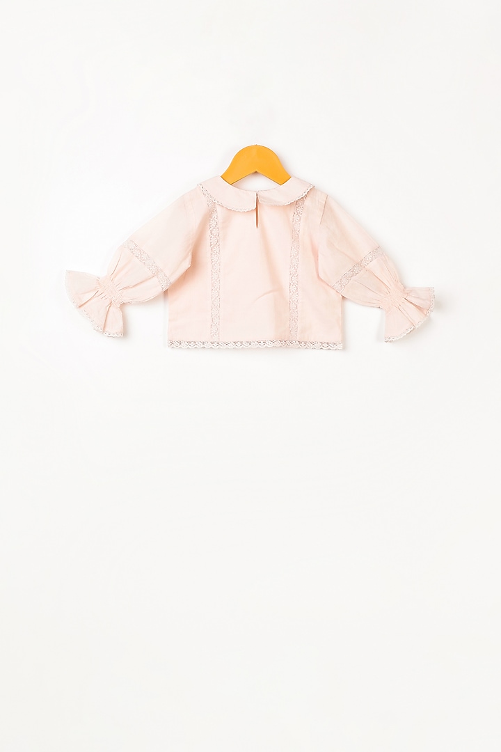 Soft Pink Organic Cotton Top For Girls by Swoon baby at Pernia's Pop Up Shop