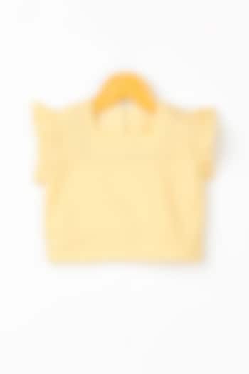 Mellow Yellow Crop Top For Girls by Swoon baby