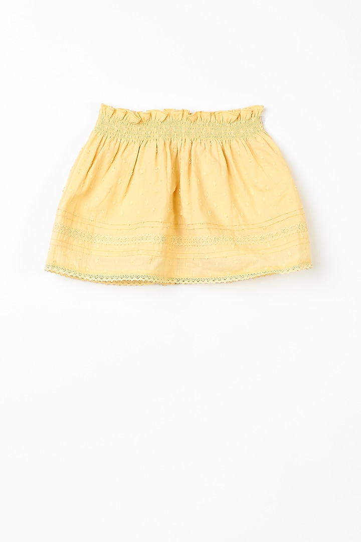 Mellow Yellow Organic Cotton Skirt For Girls by Swoon baby