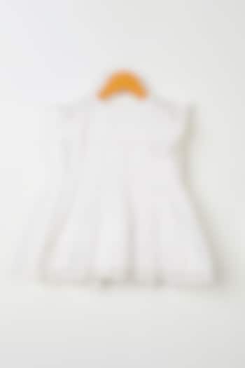 White Pintuck Dress For Girls by Swoon baby