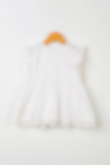 White Pintuck Dress For Girls by Swoon baby