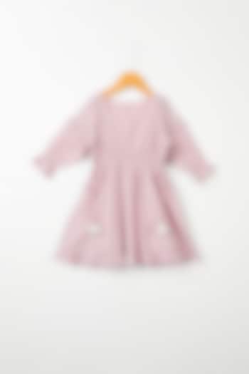 Lavender Ruffled Dress For Girls by Swoon baby