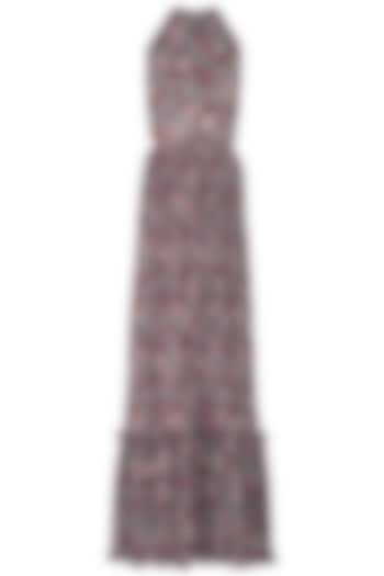 Multi Colored Textured & Flared Gown by Swatee Singh at Pernia's Pop Up Shop