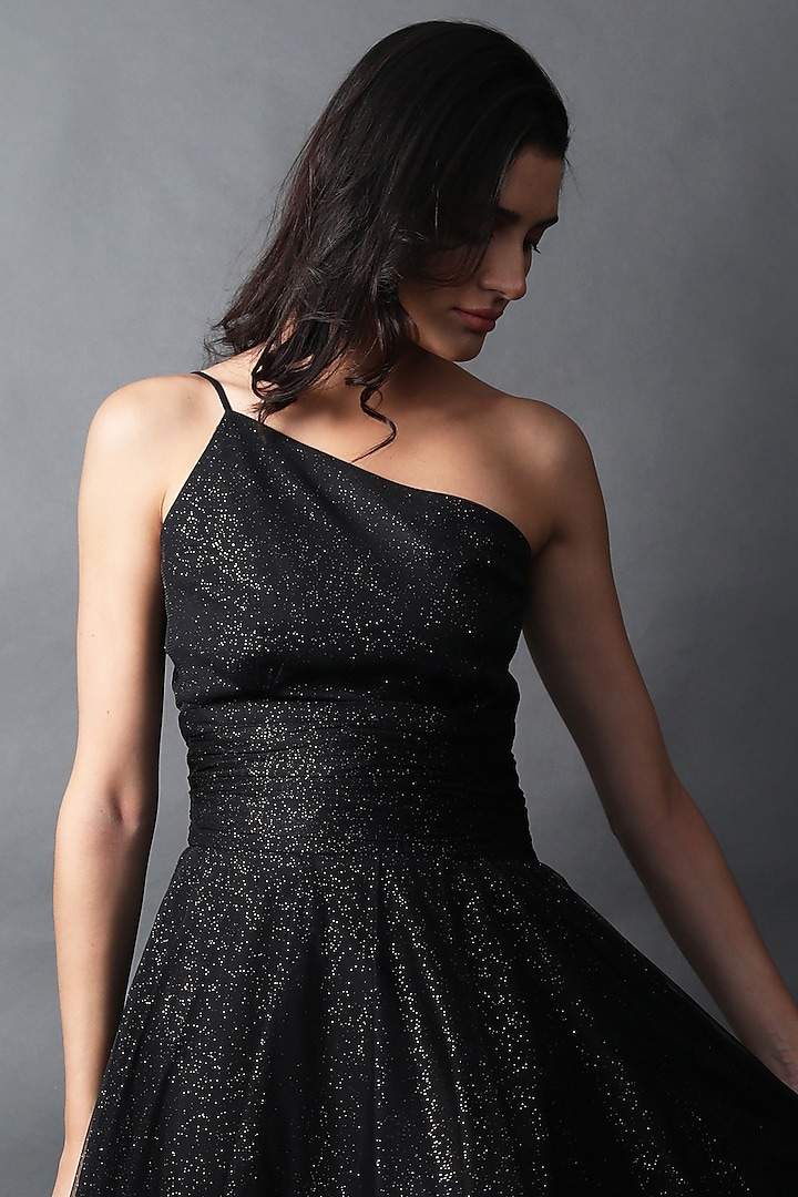 swarovski black dress Black two-piece dress from Swarovski – dodoostore main image 1