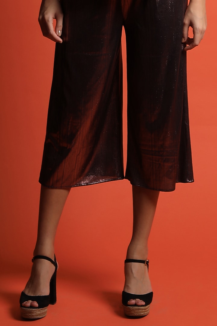 Copper Foil Co-Ord Set by Swatee Singh at Pernia's Pop Up Shop