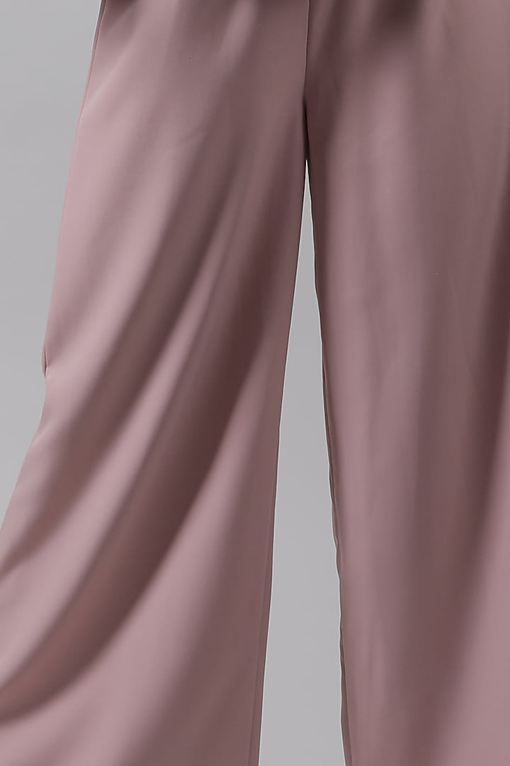 Pink Peplum Jumpsuit by Swatee Singh at Pernia's Pop Up Shop