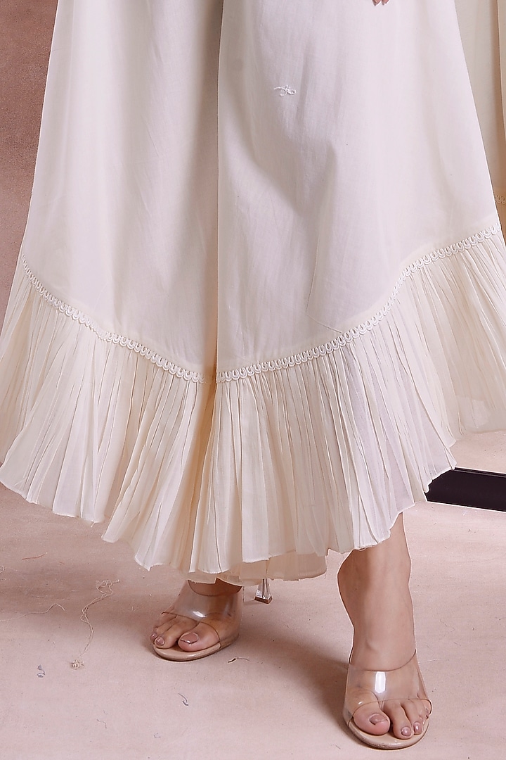 Ivory Organic Cotton Co-Ord Set by Shwetanga at Pernia's Pop Up Shop