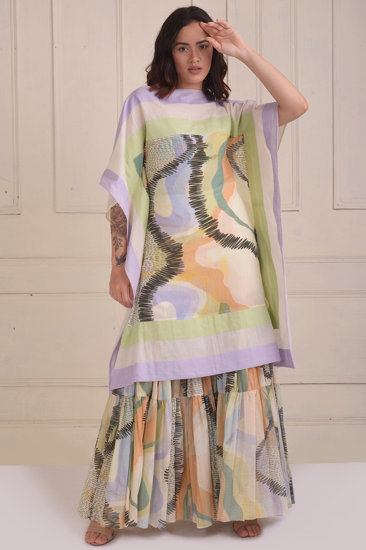 Patan Printed Sharara Set