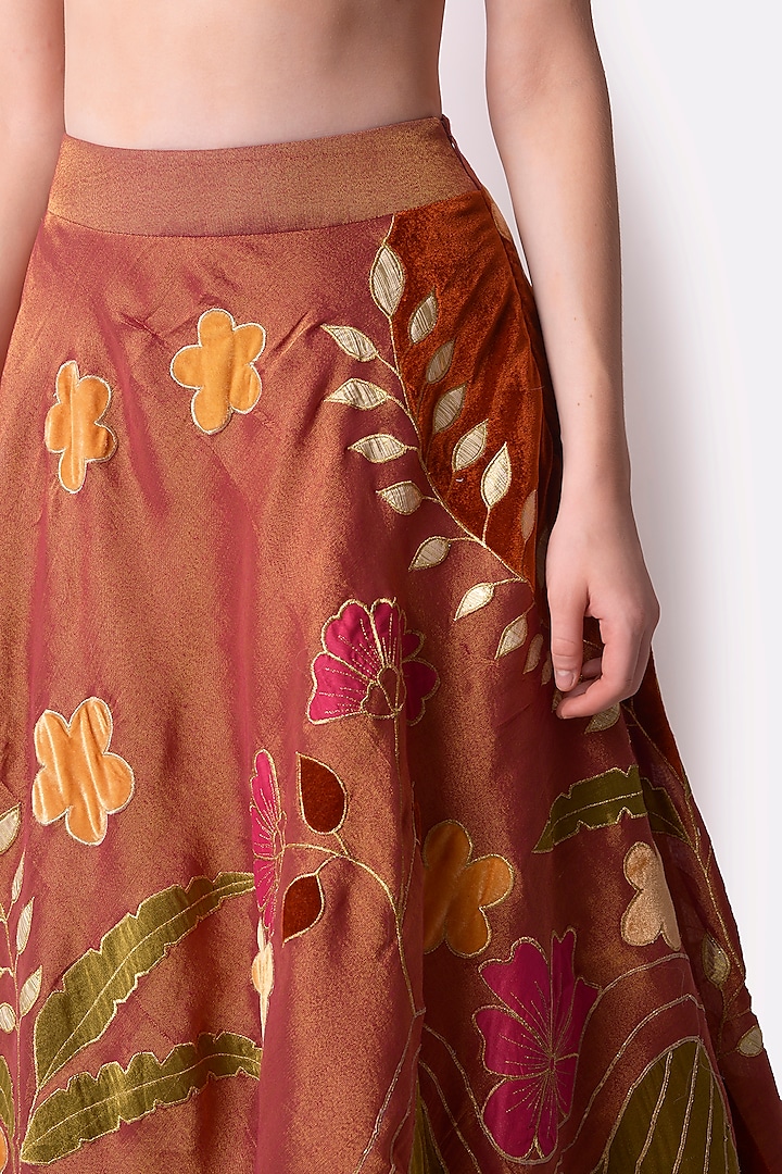 Multi-Colored Patch Work Wedding Lehenga Set by Shwetanga at Pernia's Pop Up Shop