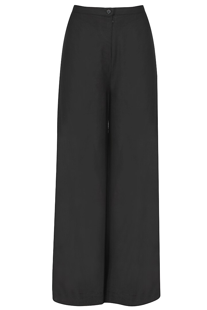 Black handcut motif back earthen gilden tunic and pants set available only at Pernia's Pop Up Shop.