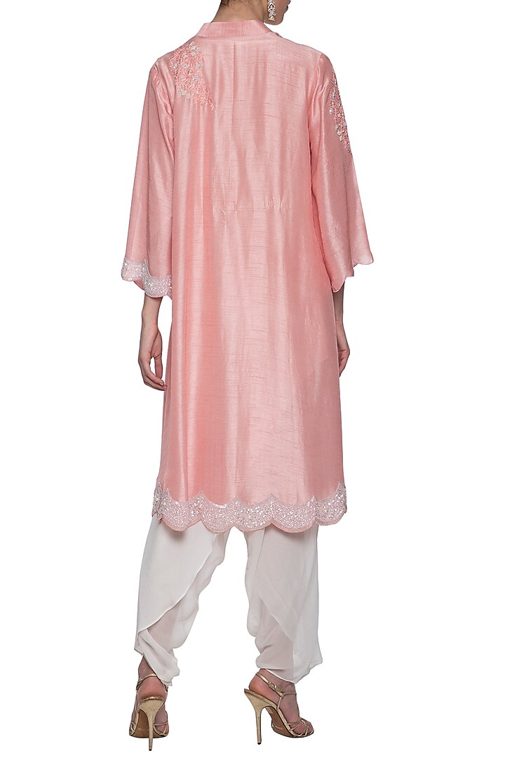 Pink embroidered kurta with pants available only at Pernia's Pop Up Shop.